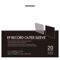 Nagaoka JC-20EP - Конверты для защиты 7 дюймовых виниловых пластинок 20 шт., защитные внешние пакеты из полированного полипропилена 
